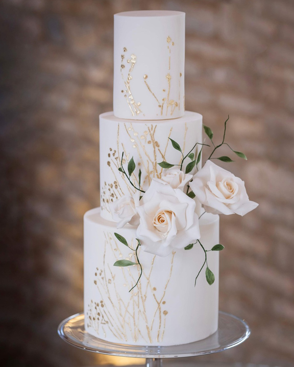 modern minimalism wedding cakes